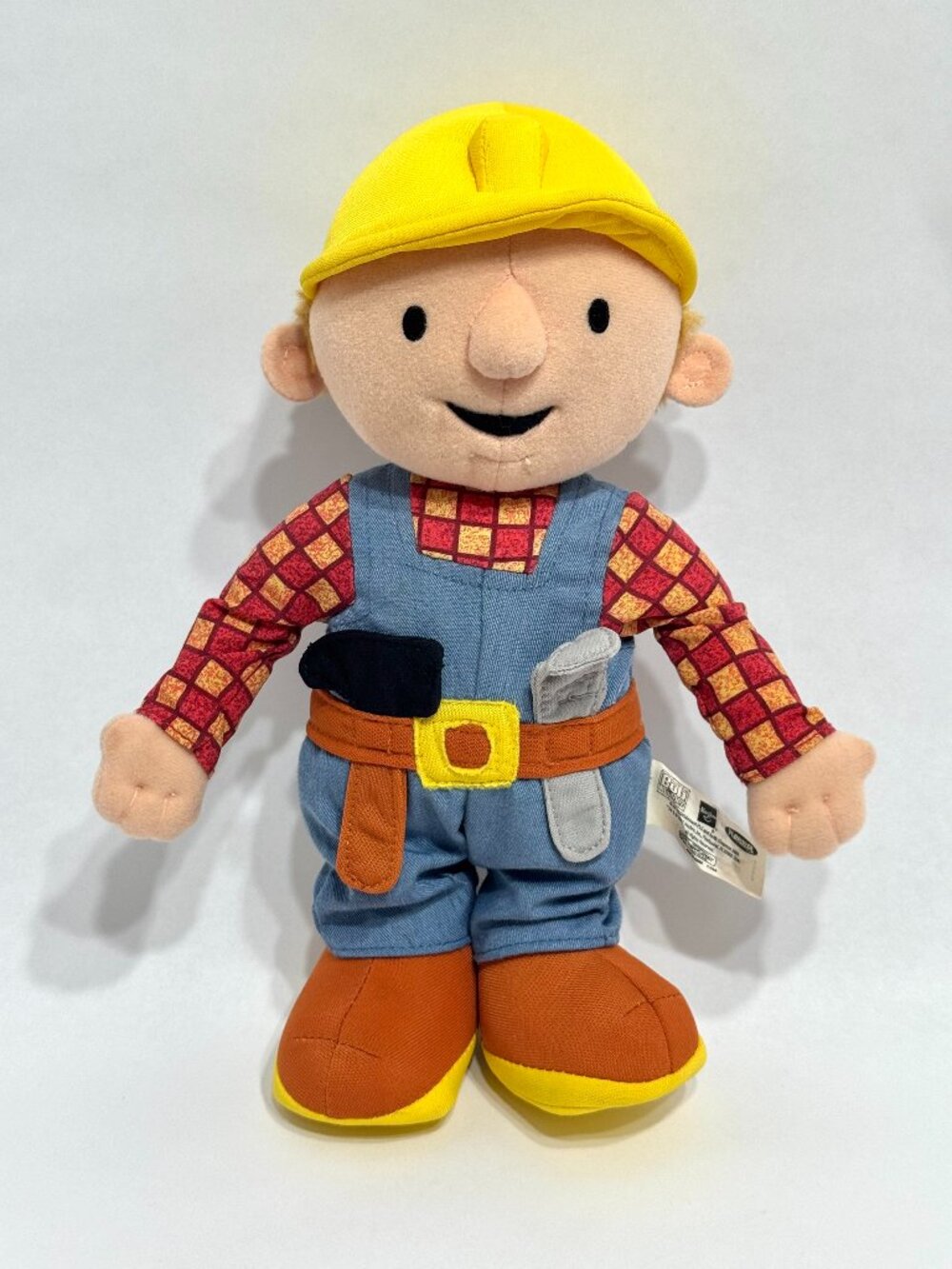Bob the Builder 2001 10" Plush Doll Playskool Hasbro Stuffed Toy Vintage